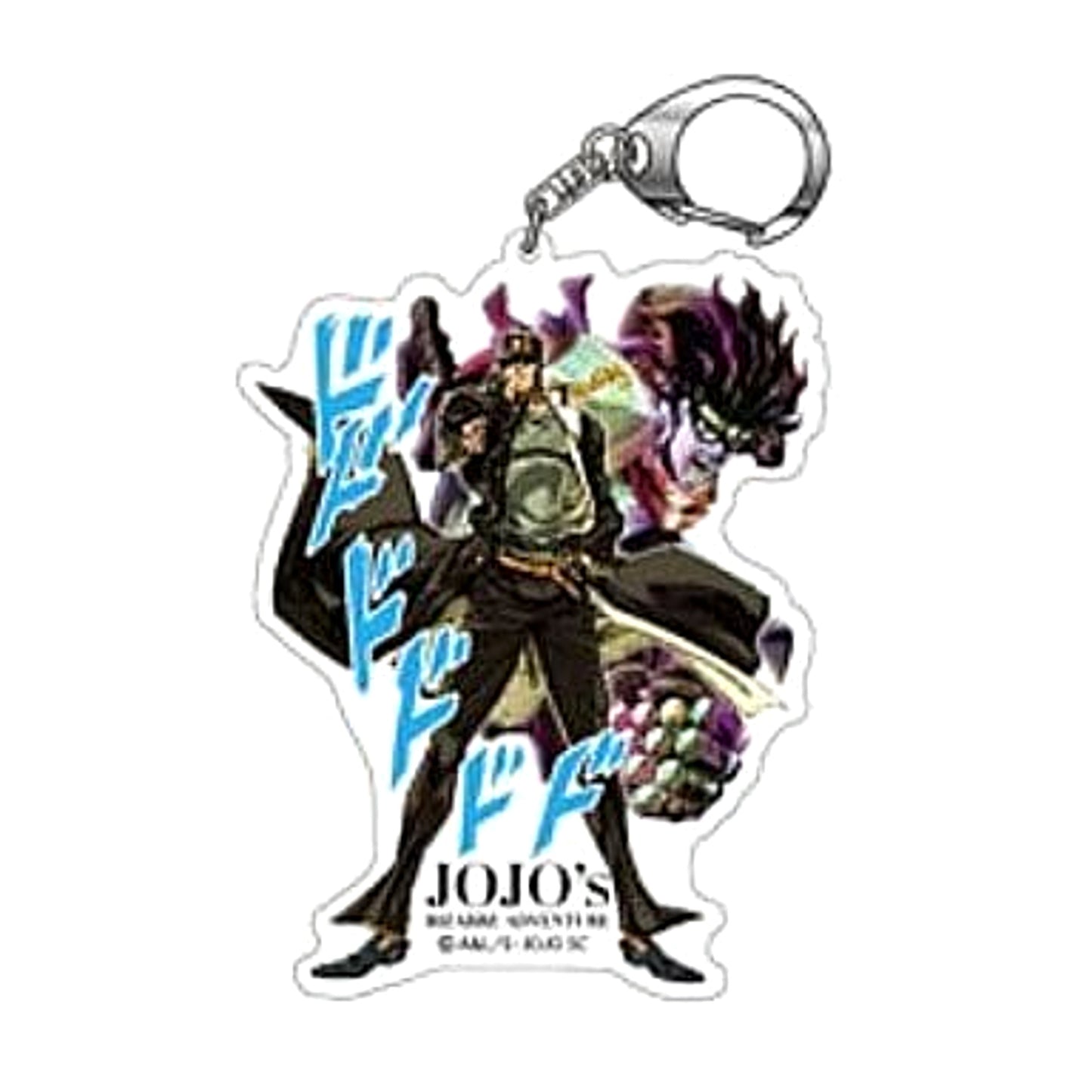 JoJo's Bizarre Adventure Jotaro Kujo Star Platinum Acrylic Keychain Keychains [USED]
