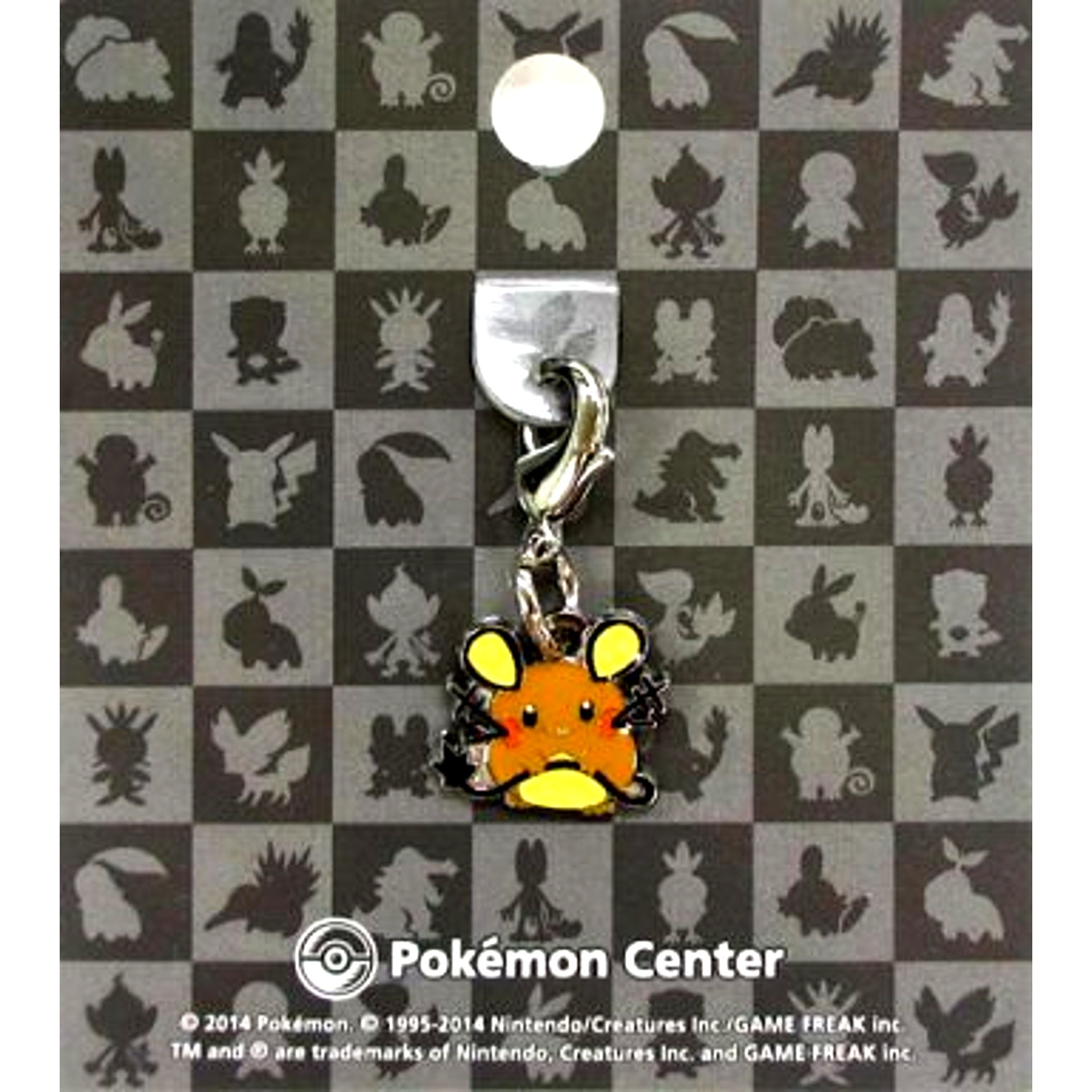 Dedenne Pokemon 702. National Pokedex Metal Charm Pokemon Center Limited [USED]