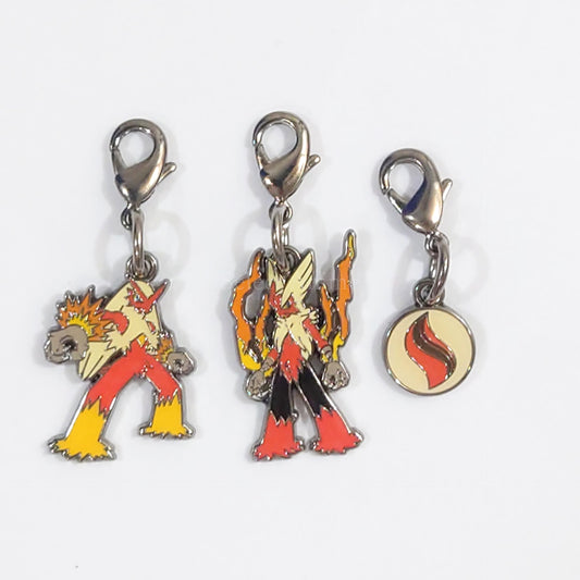 Mega Blaziken Pokemon Metal Charm Pokemon Center Limited Charm [USED]