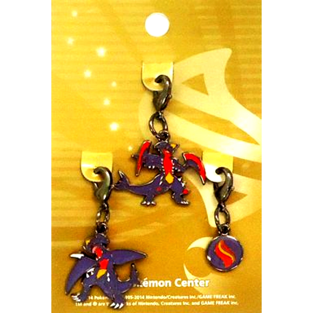 Mega Garchomp Metal Charm Pokemon Pokemon Center Limited [USED]