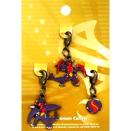 Mega Garchomp Metal Charm Pokemon Pokemon Center Limited [USED]