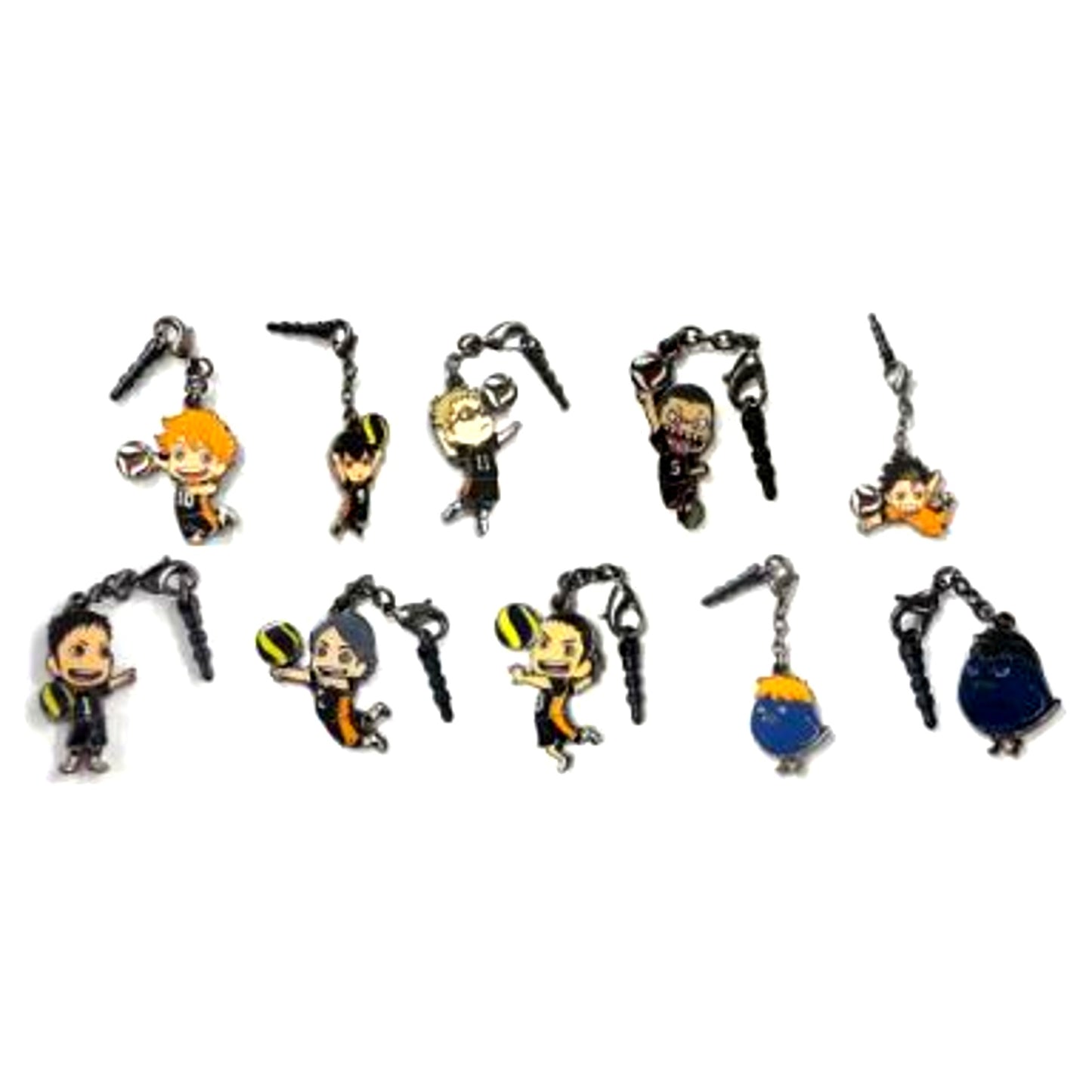 Set of 10 Haikyu!! Collection Charm Jump Shop Ltd [USED]