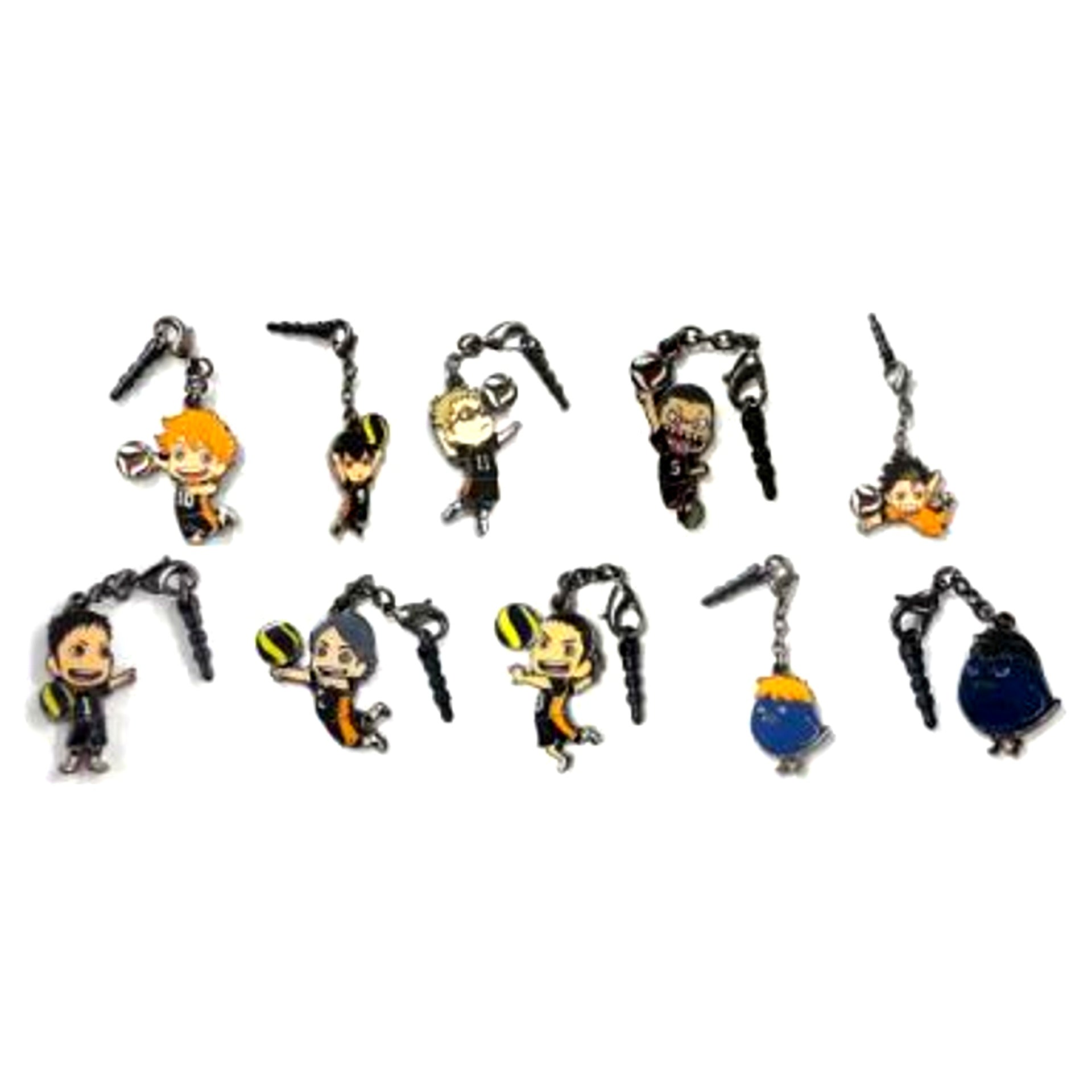 Set of 10 Haikyu!! Collection Charm Jump Shop Ltd [USED]