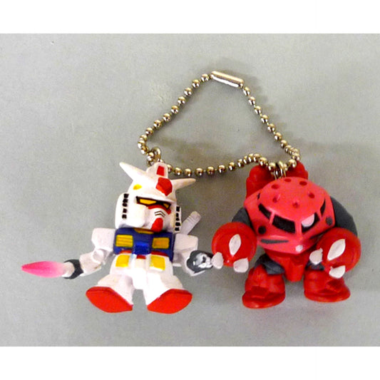 Gundam VS Char's Z'Gok SD Gundam Double Type Keychain PART 2 [USED]