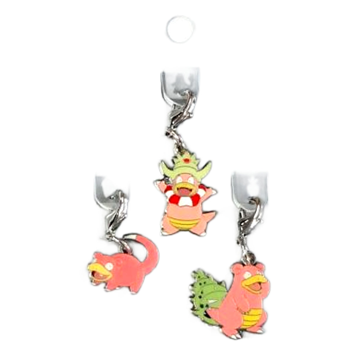 Slowpoke Slowbro Slowking Pokemon National Pokedex Metal Charm Pokemon Center Limited Set of 3 Charm [USED]