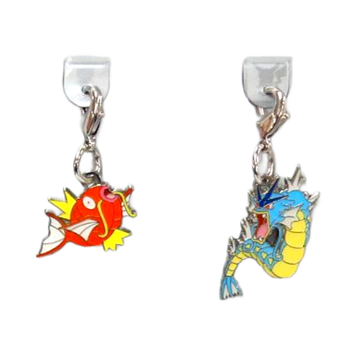 Magikarp Gyarados Pokemon National Pokedex Metal Charm Pokemon Center Limited Set of 2 Charm [USED]