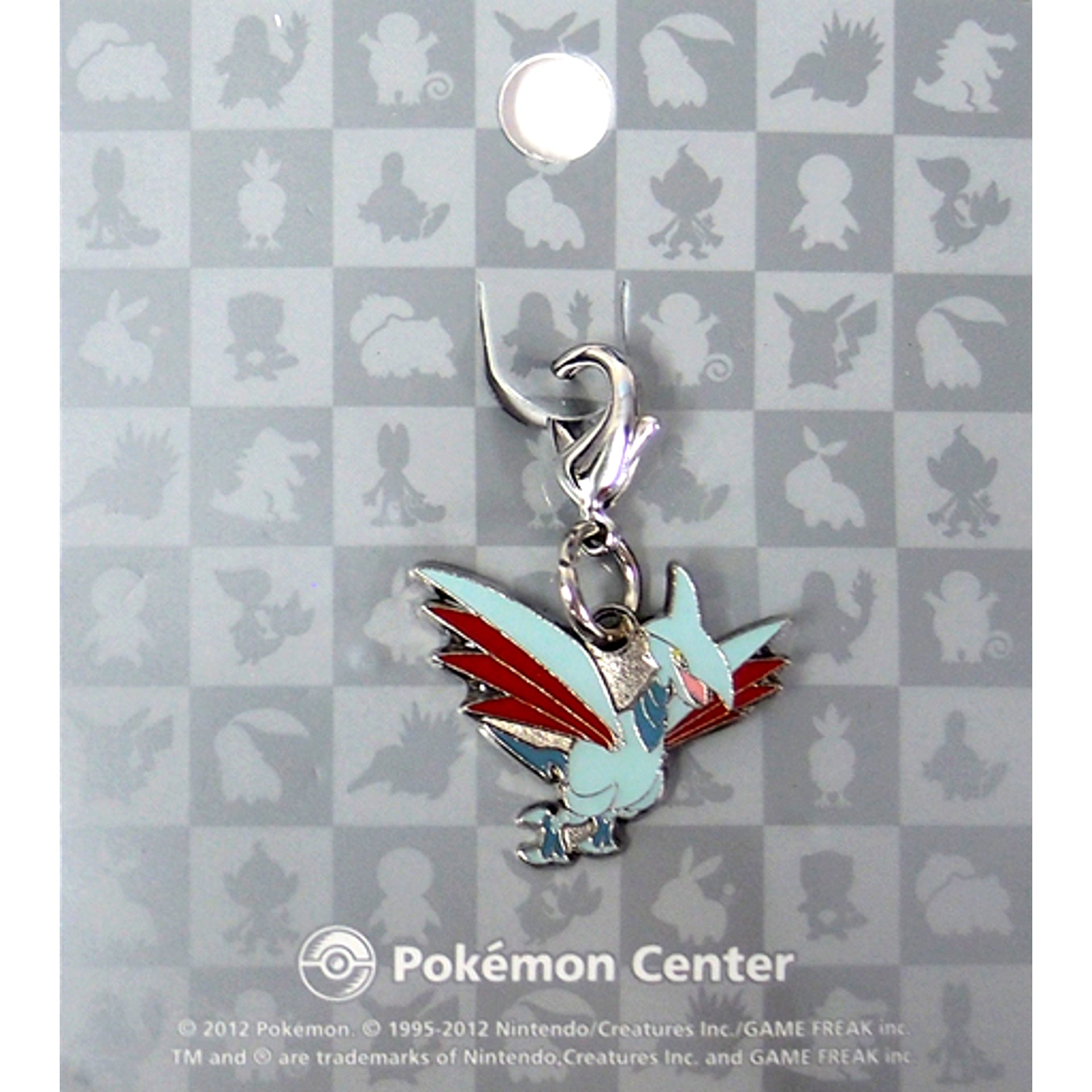 Skarmory Pokemon 227. National Pokedex Metal Charm Pokemon Center Limited [USED]
