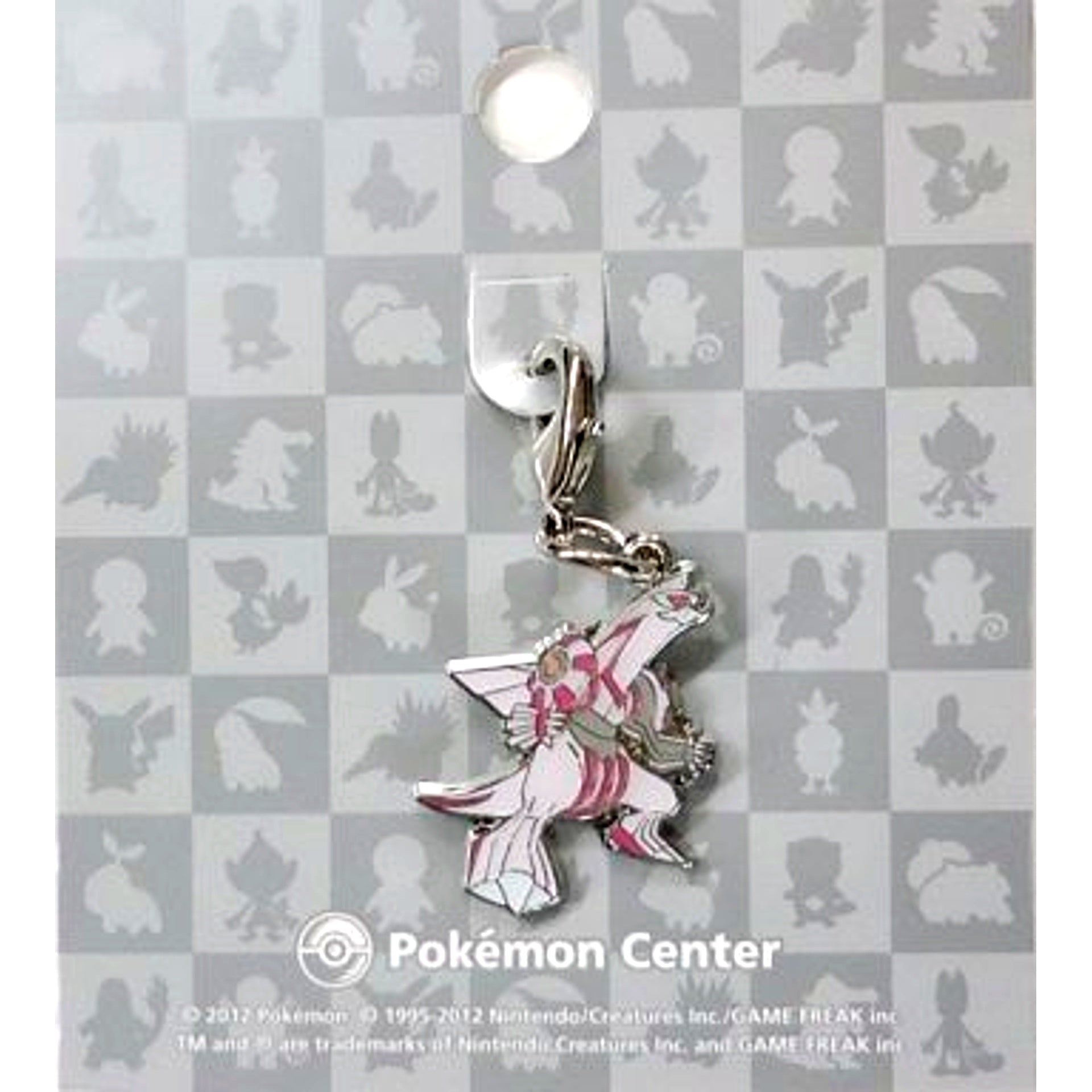 Palkia Pokemon National Pokedex Metal Charm Pokemon Center Limited [USED]