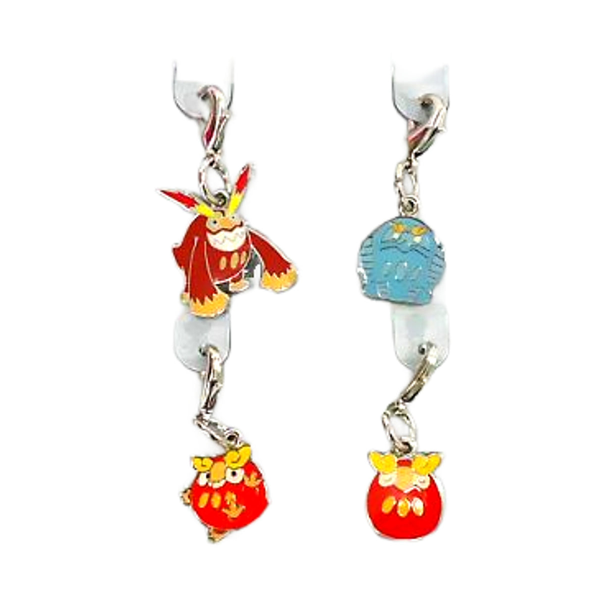 Darumaka Darmanitan Pokemon National Pokedex Metal Charm Pokemon Center Limited Set of 2 Charm [USED]