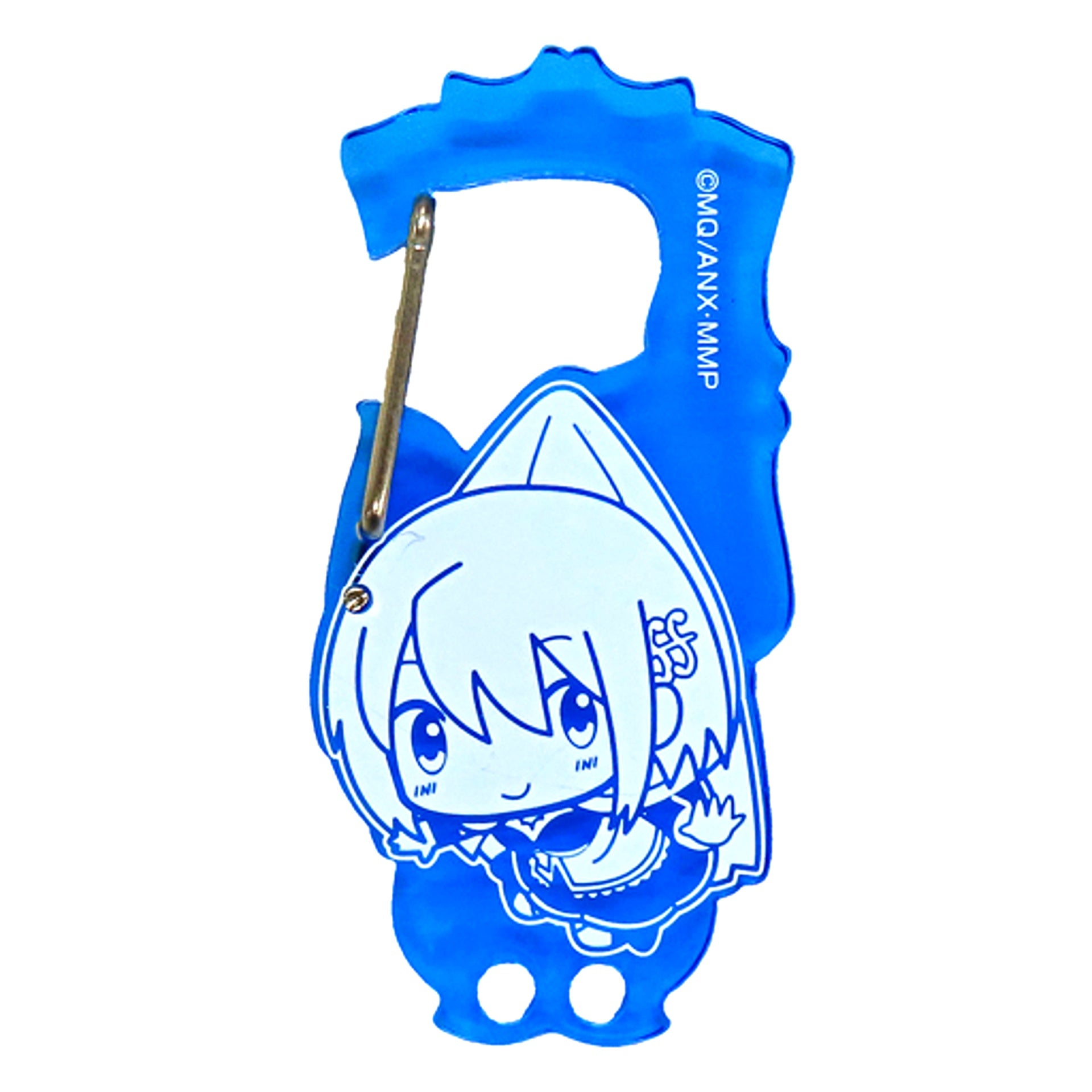 Sayaka Miki Pinched Ver. Acrylic Carabiner Puella Magi Madoka Magica the Movie Rebellion Lawson Loppi Limited [USED]