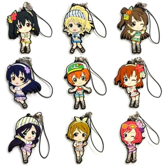 Love Live! Nico Yazawa & Others All 9 Types Set Ichiban Kuji 3rd Stage Rubber Charm Prize N [USED]