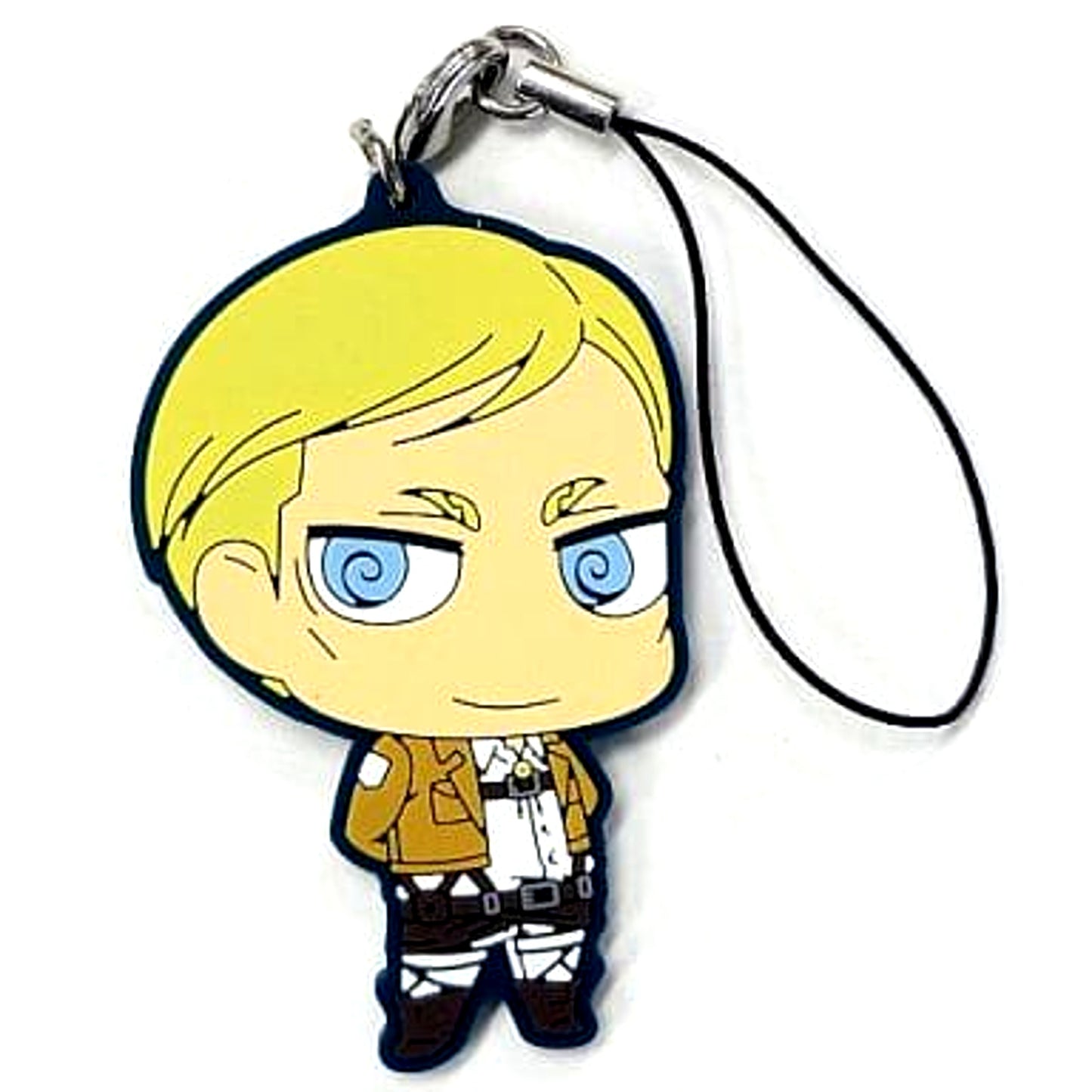 Erwin Smith Attack on Titan Ichiban Kuji Fly! Survey Corps!! Chimi Chara Rubber Strap 2 Prize I [USED]