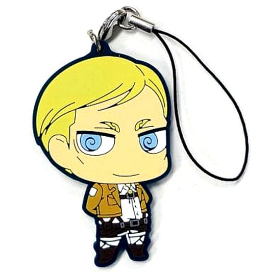 Erwin Smith Attack on Titan Ichiban Kuji Fly! Survey Corps!! Chimi Chara Rubber Strap 2 Prize I [USED]
