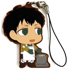 Attack on Titan Bertolt Hoover Ichiban Kuji Fly! Survey Corps!! Chimi Chara Rubber Strap 2 Prize I [USED]