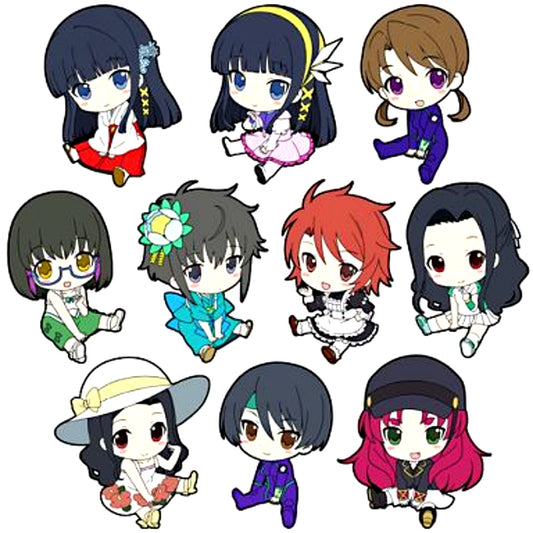Set of 10 The Irregular at Magic High School Petanko Trading Rubber Strap Vol. 2 [USED]