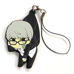 Persona 4: Golden Protagonist Tsumamare Strap Dengeki Maoh Exclusive September 2014 Issue Supplement Keychains [USED]