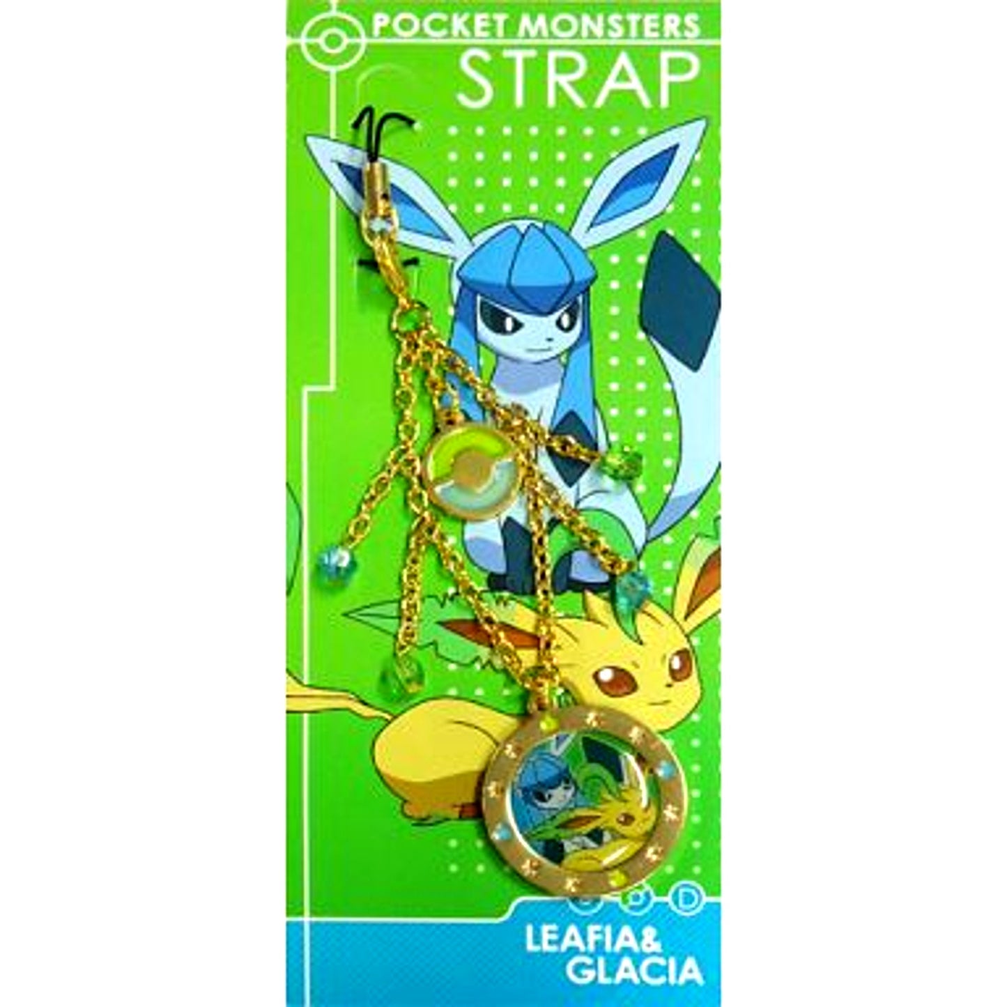 D. Leafeon & Glaceon Pokemon Strap [USED]