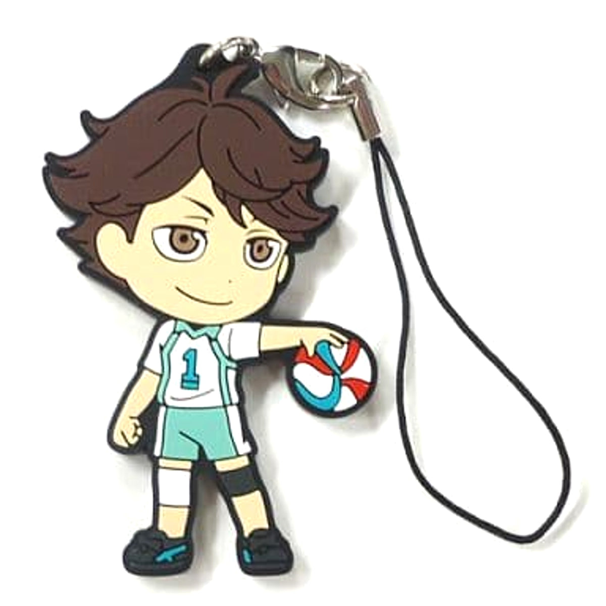 Haikyu!! Toru Oikawa Ichiban Kuji We're going national!! Rival Rubber Strap Prize E Keychains [USED]