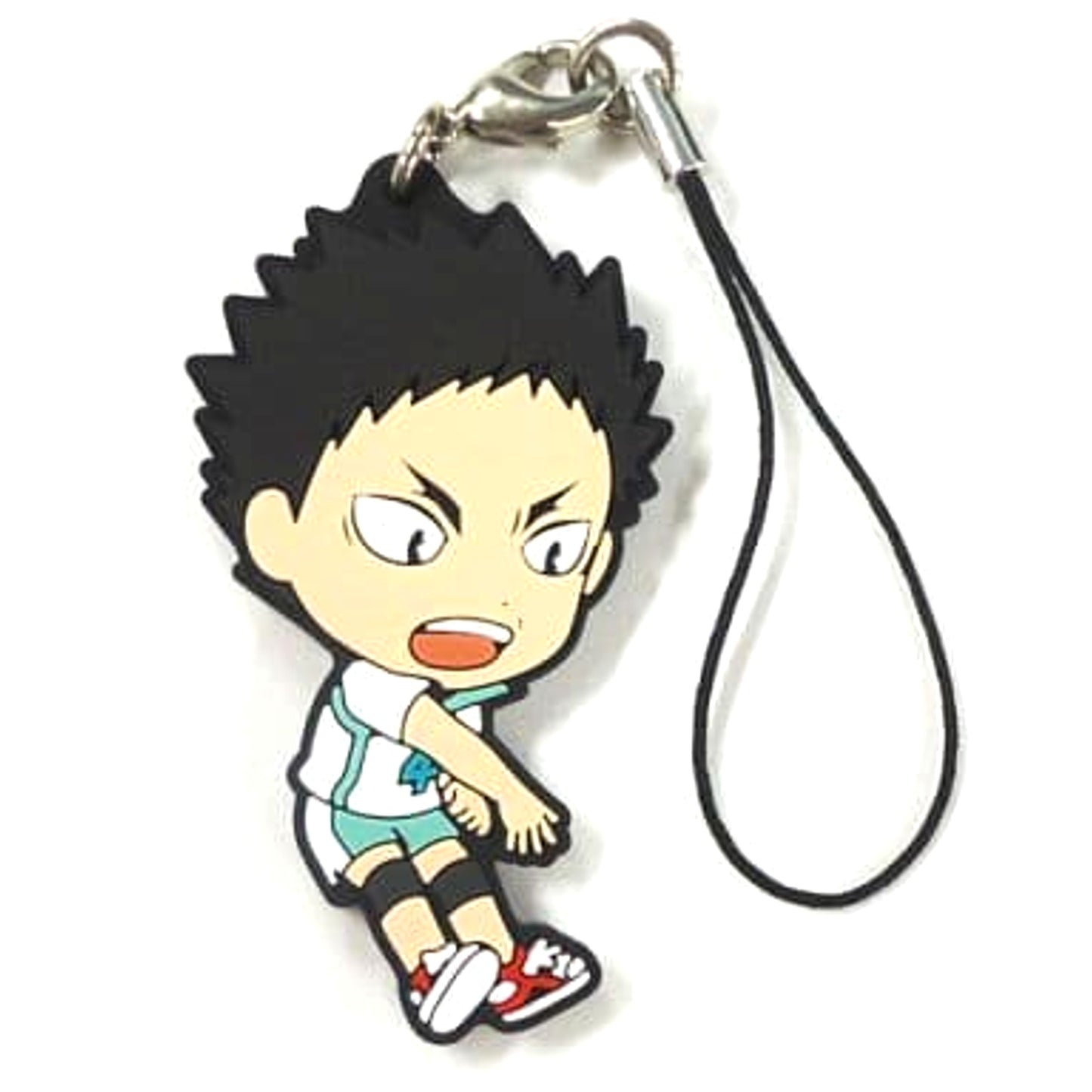 Haikyu!! Hajime Iwaizumi Ichiban Kuji We're going national!! Rival Rubber Strap Prize E Keychains [USED]