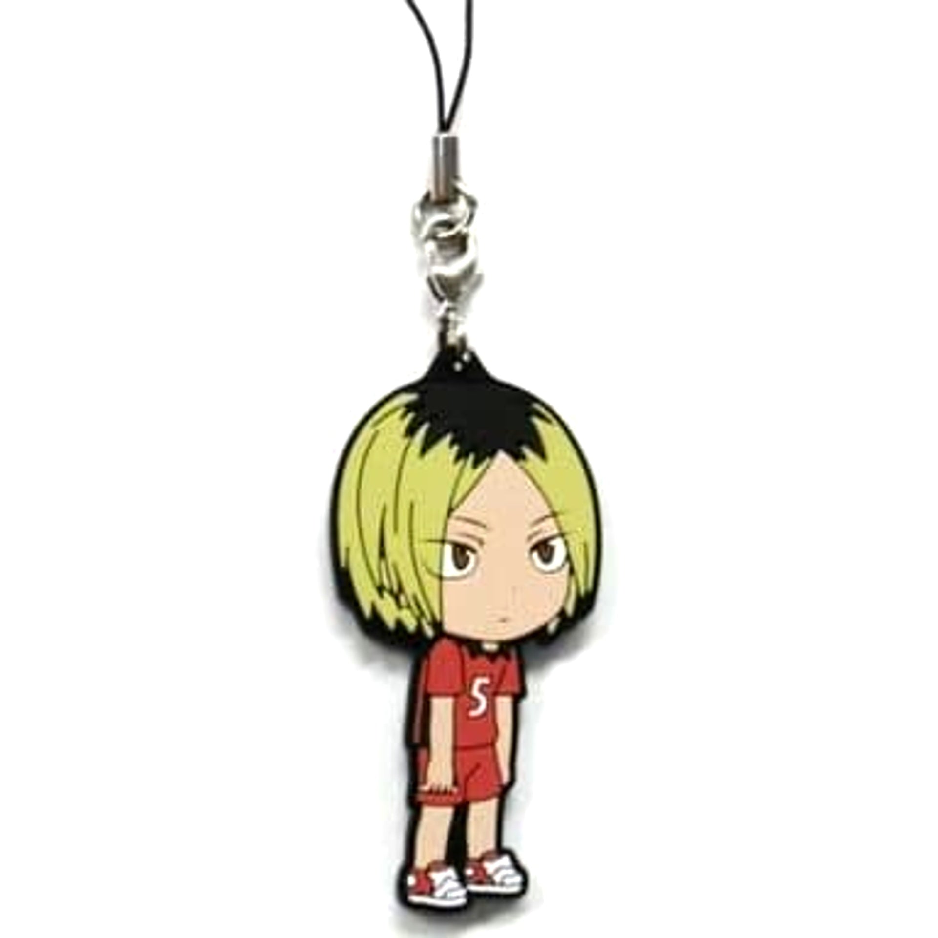 Haikyu!! Kenma Kozume Ichiban Kuji We're going national!! Rival Rubber Strap Prize E Keychains [USED]