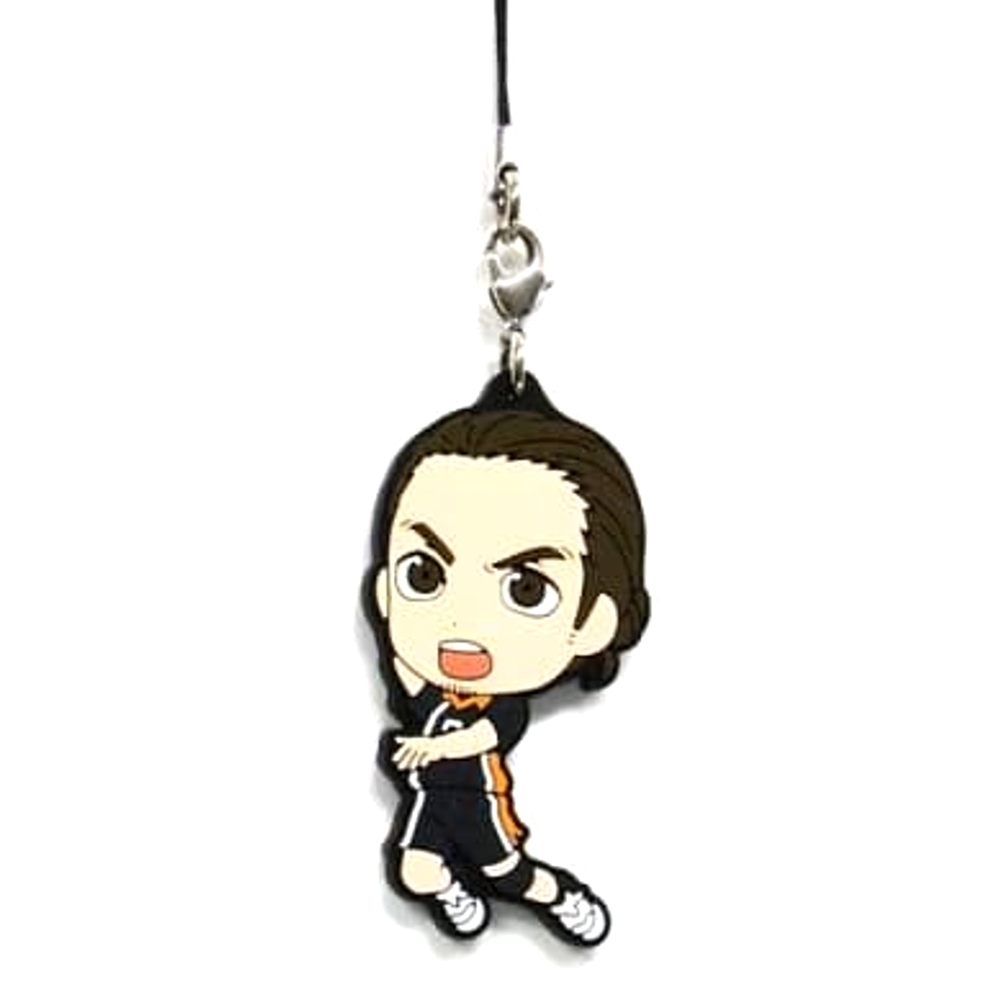 Haikyu!! Azumane Asahi Ichiban Kuji We're going national!! Karasuno Rubber Strap Prize F Keychains [USED]
