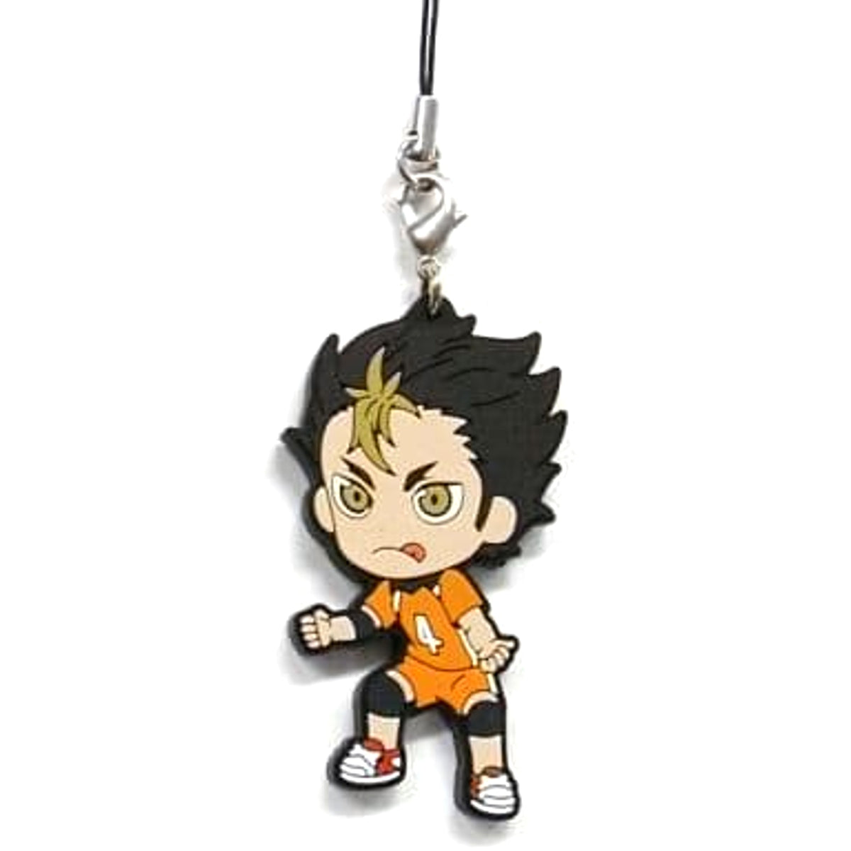 Haikyu!! Yu Nishinoya Ichiban Kuji We're going national!! Karasuno Rubber Strap Prize F Keychains [USED]