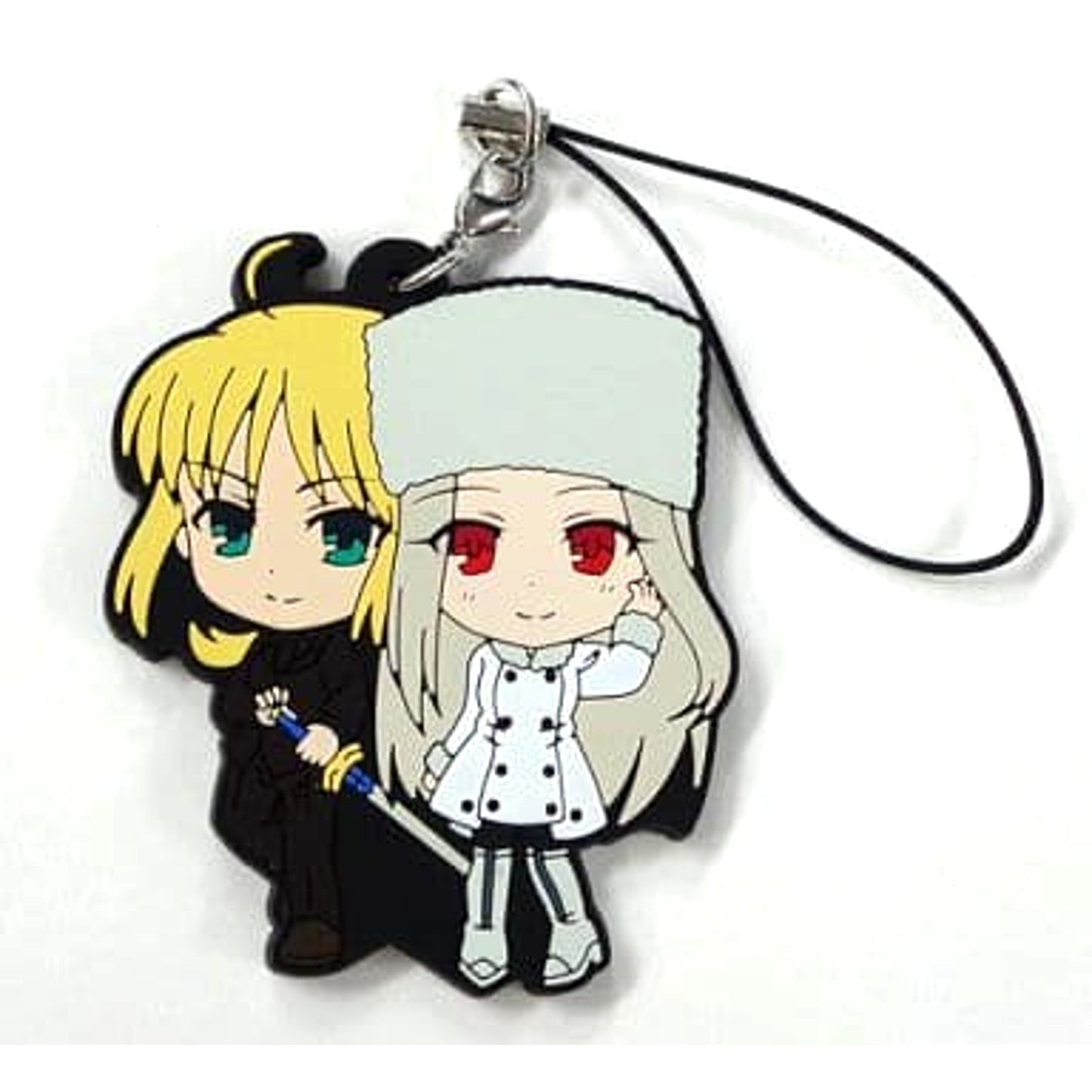 Fate Series Saber Irisviel Ichiban Kuji Premium 10th Anniversary Part 2 Saber Special Rubber Charm Prize H Keychains [USED]