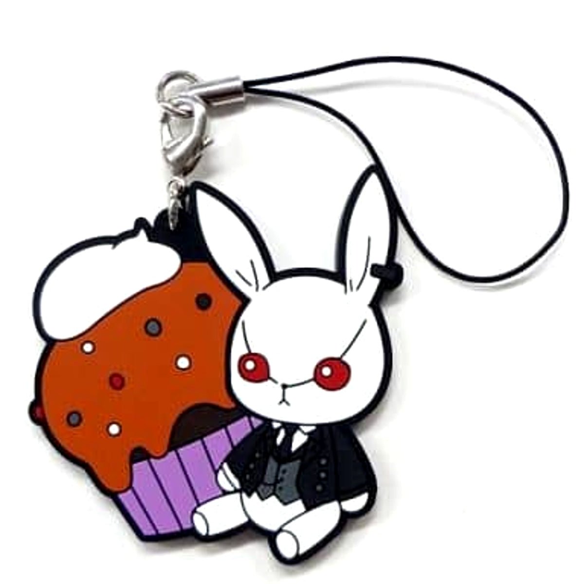 Black Butler: Book of Circus Bitter Rabbit Sebastian Ver. Ichiban Kuji Rubber Charm Prize H [USED]