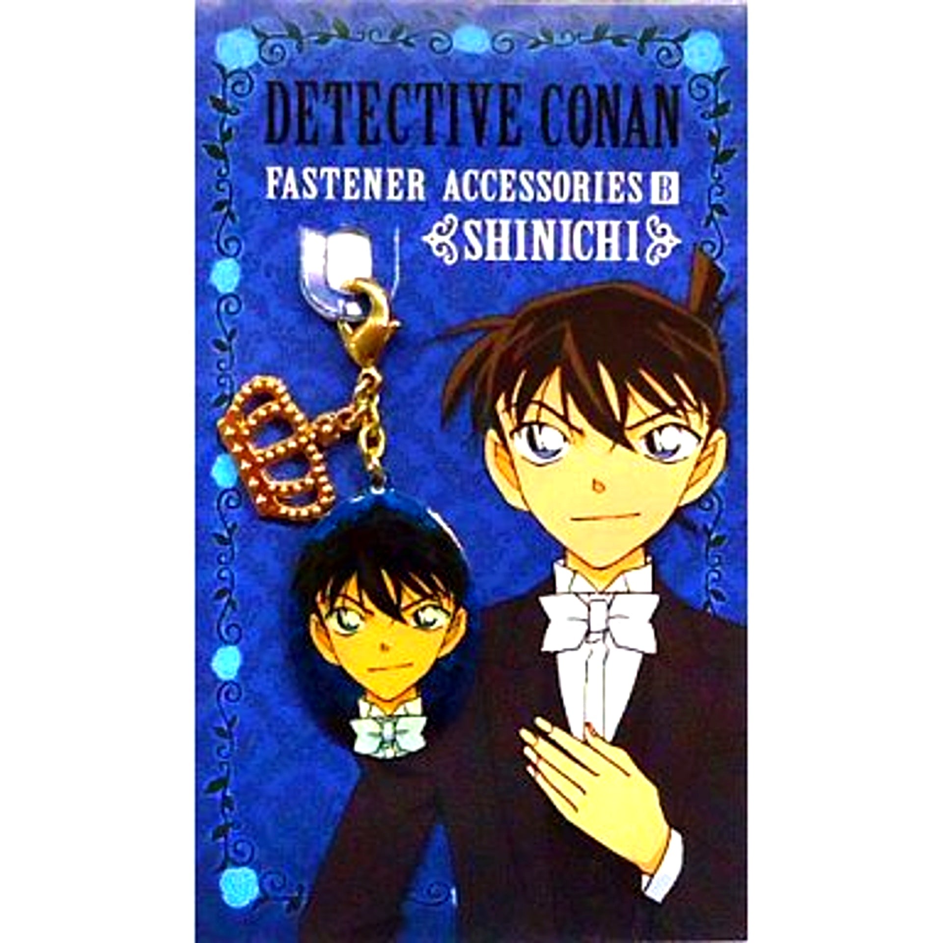 Type B Shinichi Kudo Crown Detective Conan Fastener Accessory [USED]