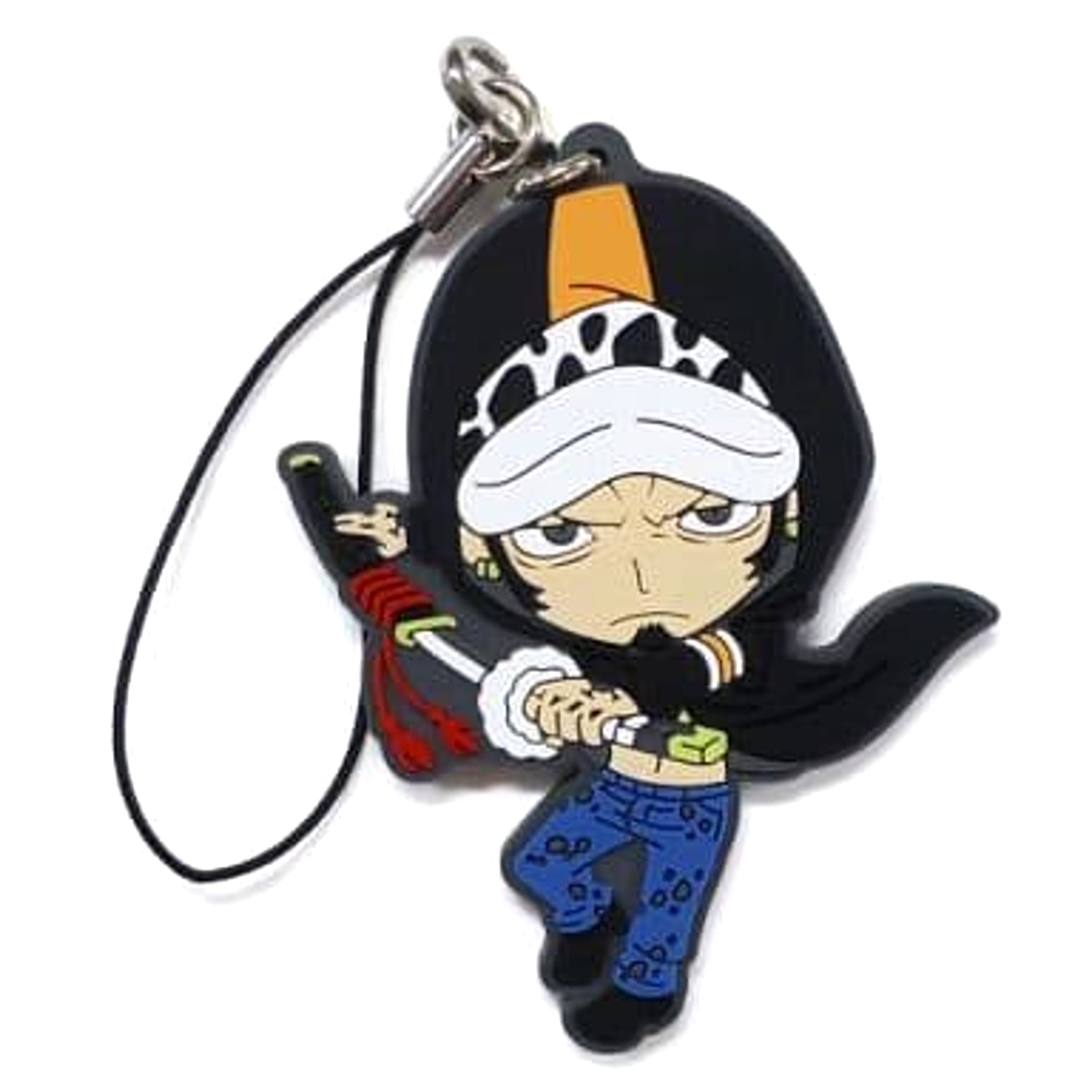 One Piece Trafalgar Law Ichiban Kuji Dressrosa Arc Rubber Charm Prize I Keychains [USED]