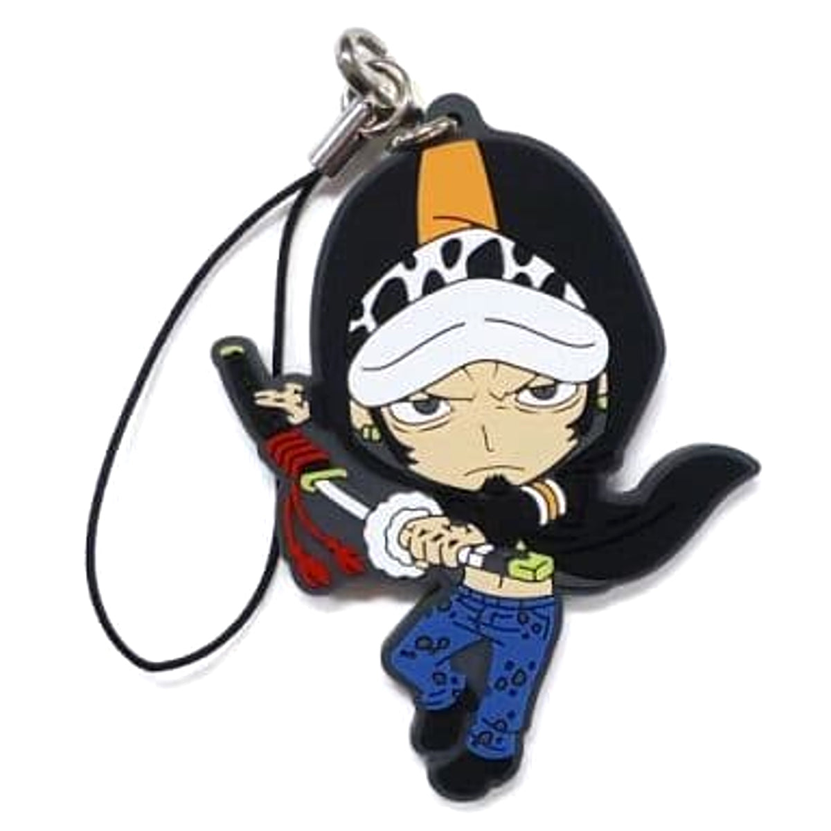 One Piece Trafalgar Law Ichiban Kuji Dressrosa Arc Rubber Charm Prize I Keychains [USED]