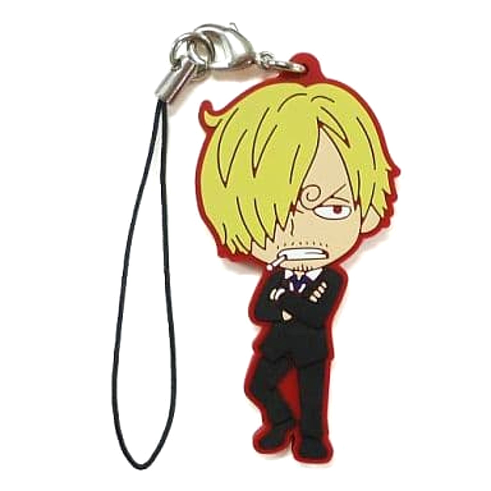 One Piece Sanji Ichiban Kuji Dressrosa Arc Rubber Charm Prize I Keychains [USED]
