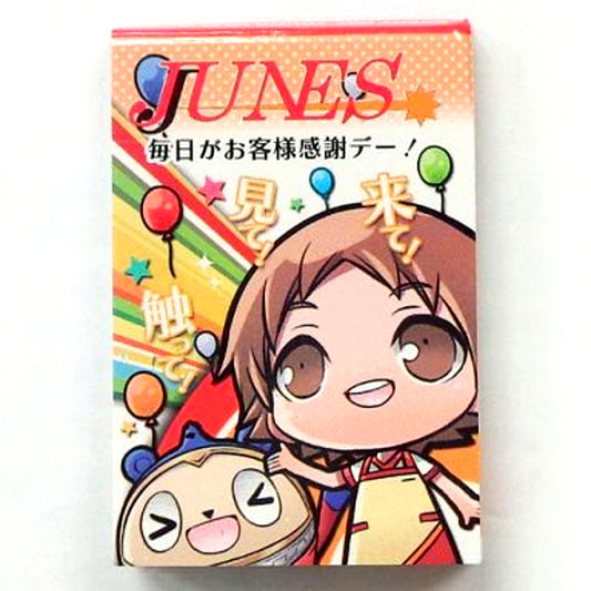Junes Receipt Style Memo Pad Persona 4 The Golden Self-Proclaimed Special Investigation Squad Collection [USED]
