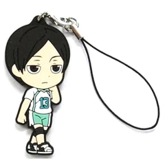 Haikyu!! Akira Kunimi Ichiban Kuji Kyoteki Gekitostu! Rival Rubber Strap Prize G Keychains [USED]