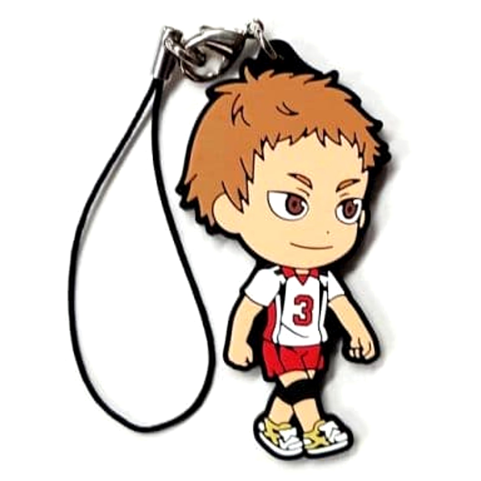 Haikyu!! Morisuke Yaku Ichiban Kuji Kyoteki Gekitostu! Rival Rubber Strap Prize G Keychains [USED]