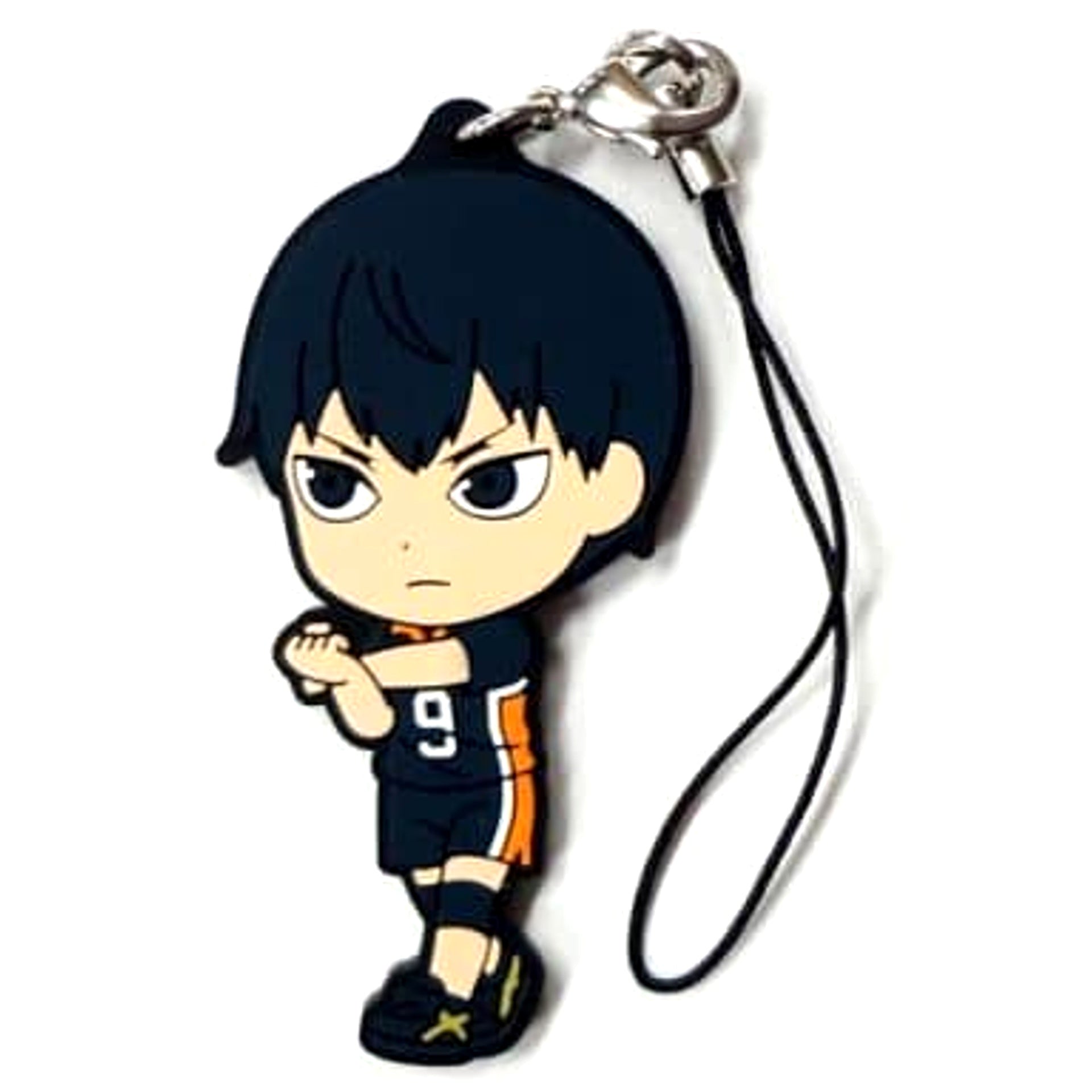 Haikyu!! Tobio Kageyama Ichiban Kuji Kyoteki Gekitostu! Karasuno Rubber Strap Prize H Keychains [USED]