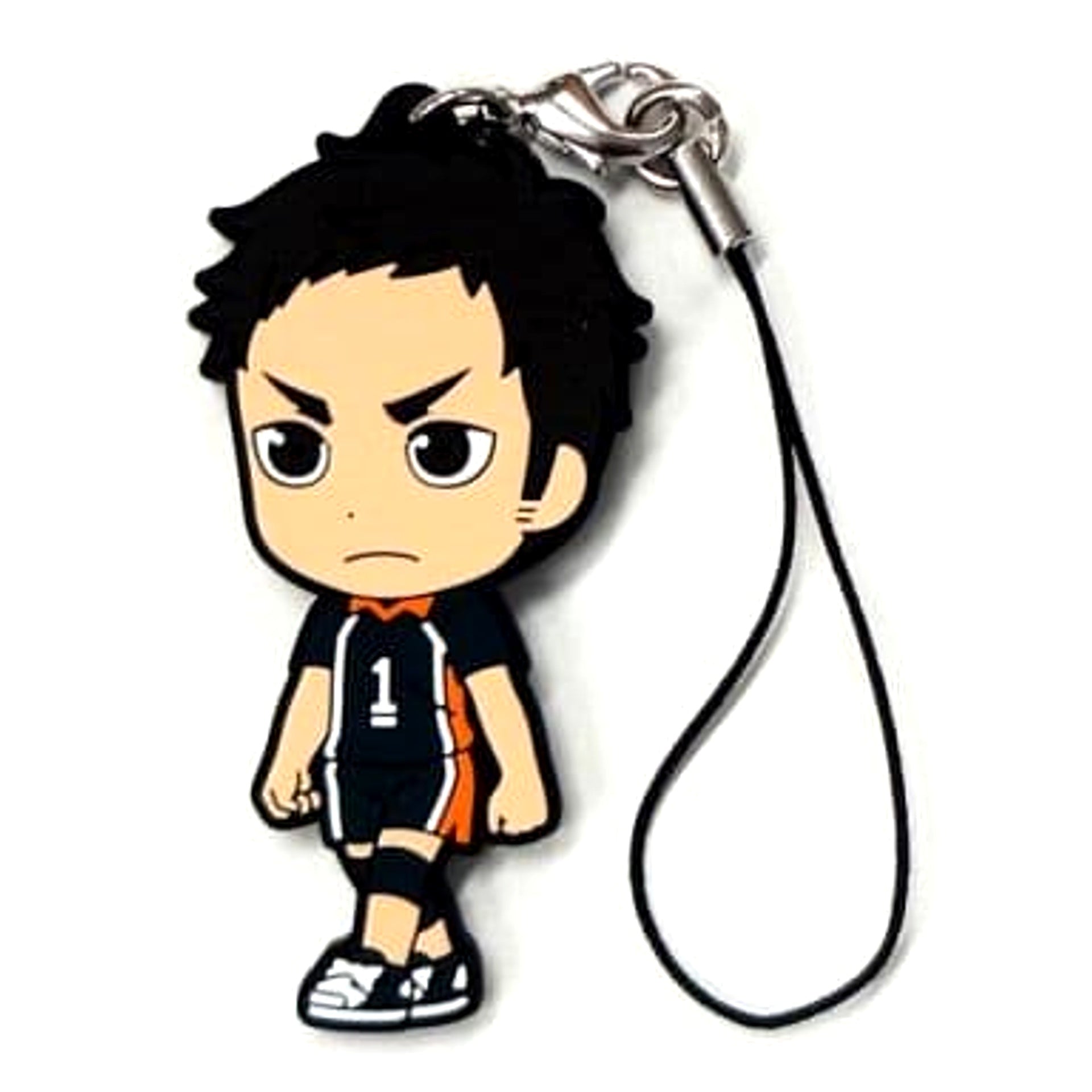 Haikyu!! Daichi Sawamura Ichiban Kuji Kyoteki Gekitostu! Karasuno Rubber Strap Prize H Keychains [USED]