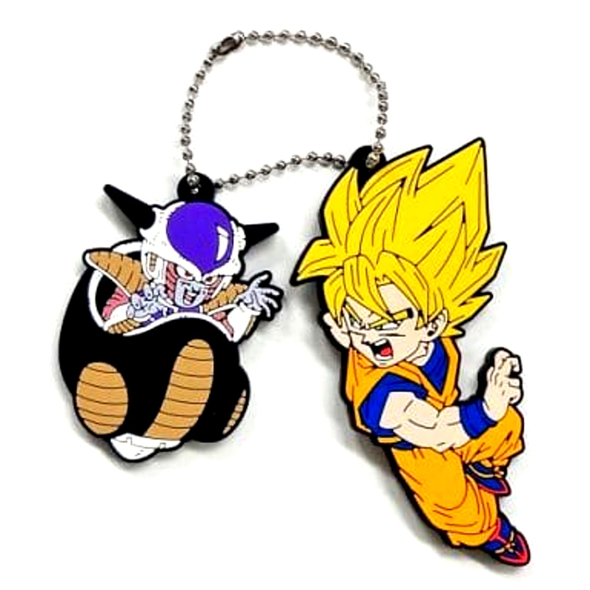 Freeza Son Goku Dragon Ball Ichiban Kuji Thank You! 30th!! Rubber Keychain Super Saiyan Great Gathering Prize H [USED]
