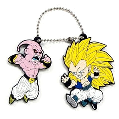 Dragon Ball Majin Buu Gotenks Ichiban Kuji Thank You! 30th!! Rubber Keychain Super Saiyan Great Gathering Prize H Keychains [USED]