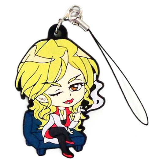 Shion Karanomori 07 Psycho-Pass Anichara Heroes Rubber Charm Key Chain [USED]