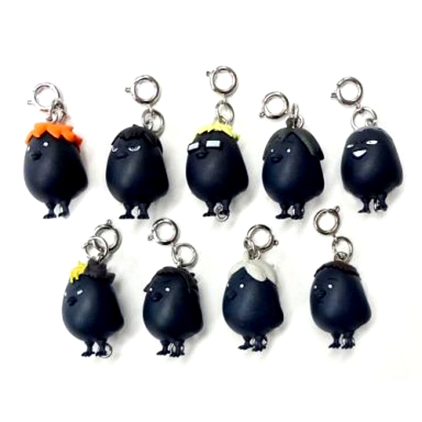 Set of 9 Haikyu!! Connecting Hinagarasu Mascot [USED]