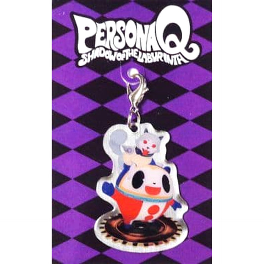 Persona Q: Shadow of the Labyrinth Koromaru Kuma Metal Charm Persona Q Character Umbrella Giveaway Campaign Commemorating 3DS Game Release Prize B Charm [USED]