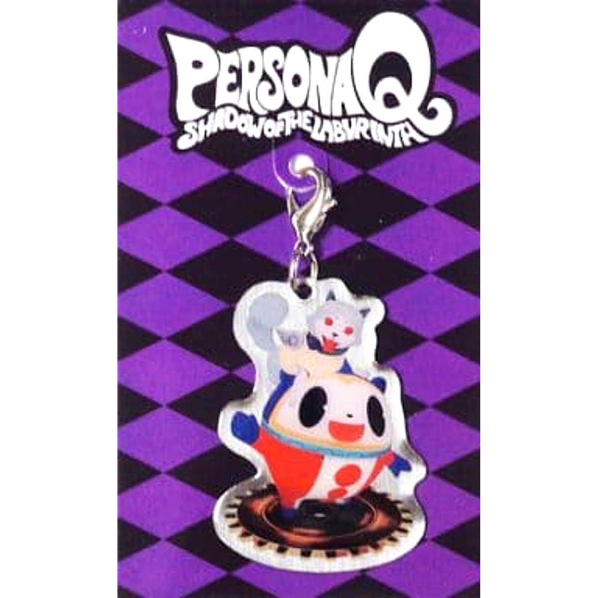 Persona Q: Shadow of the Labyrinth Koromaru Kuma Metal Charm Persona Q Character Umbrella Giveaway Campaign Commemorating 3DS Game Release Prize B Charm [USED]