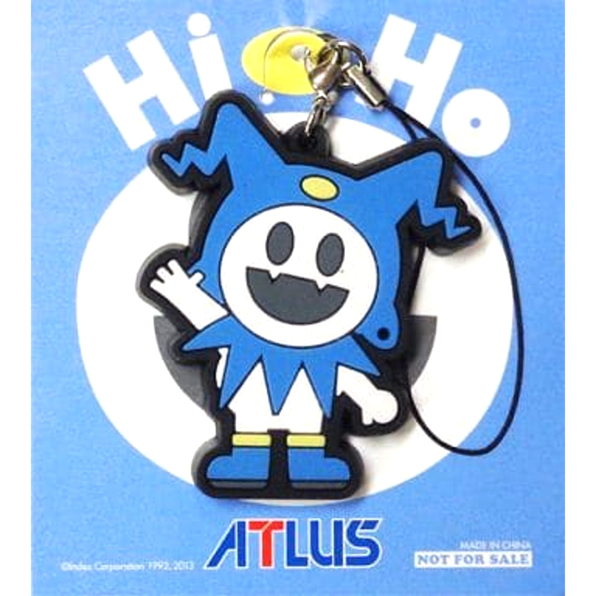 Persona Q: Shadow of the Labyrinth Jack Frost Rubber Charm Persona Q Character Umbrella Giveaway Campaign Commemorating 3DS Game Release Prize C Keychains [USED]