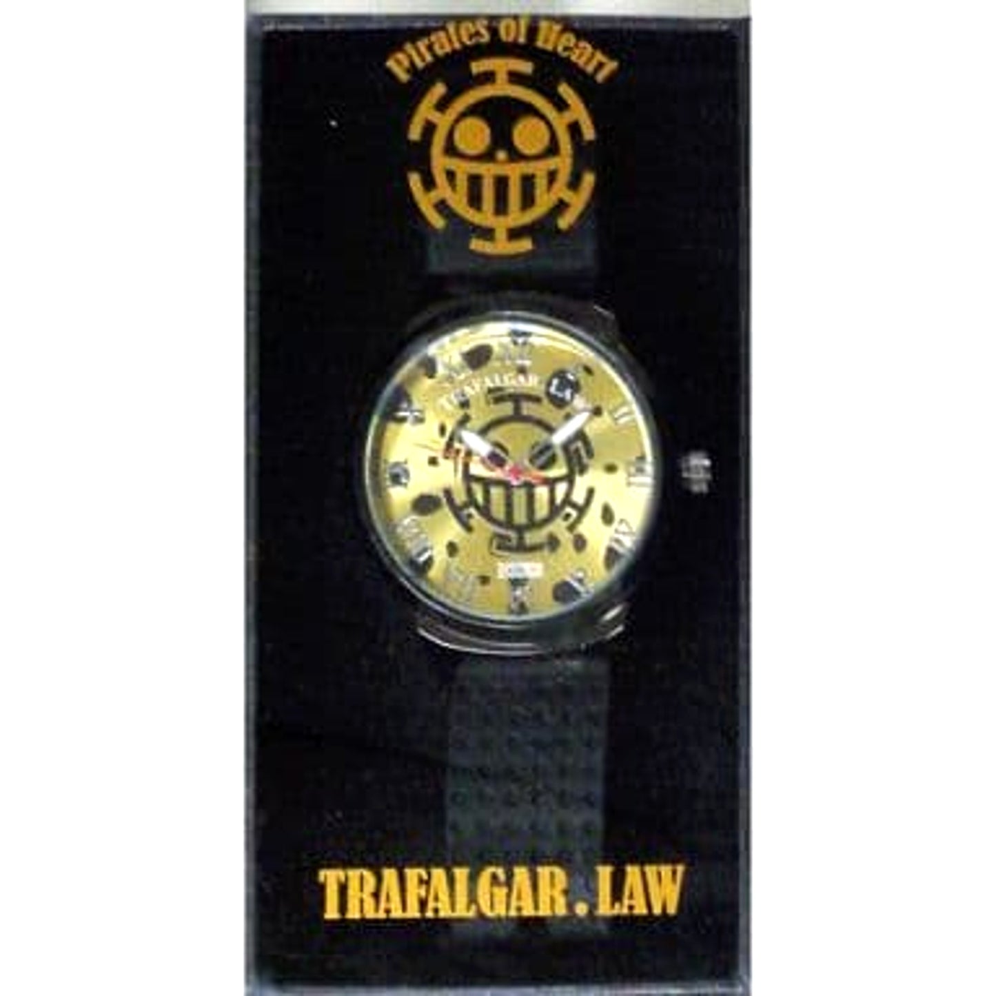 One Piece Trafalgar Law Leopard Print Wristwatch Gold Dial [USED]