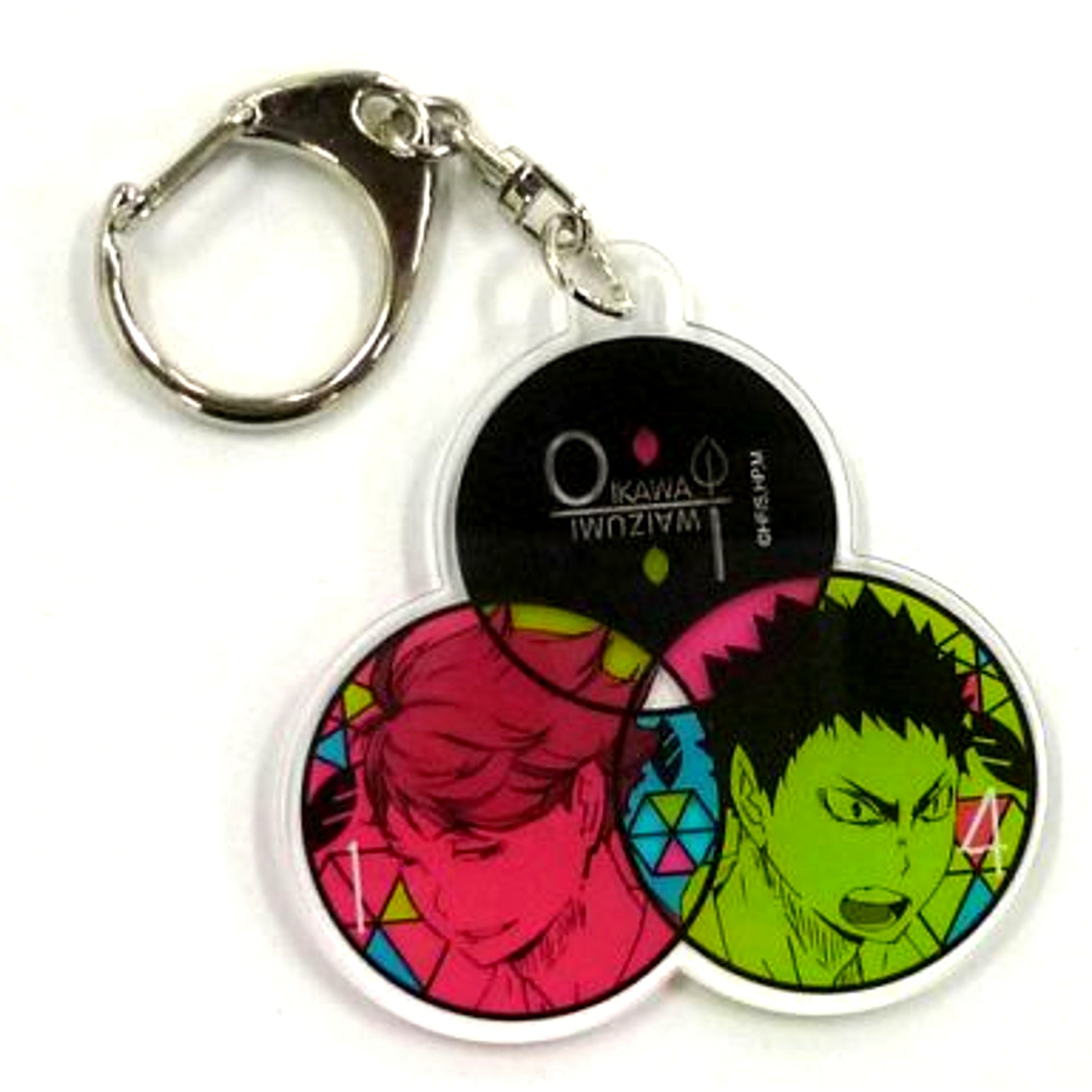 Toru Oikawa & Hajime Iwaizumi Haikyu!! Acrylic 2Match Keychain [USED]