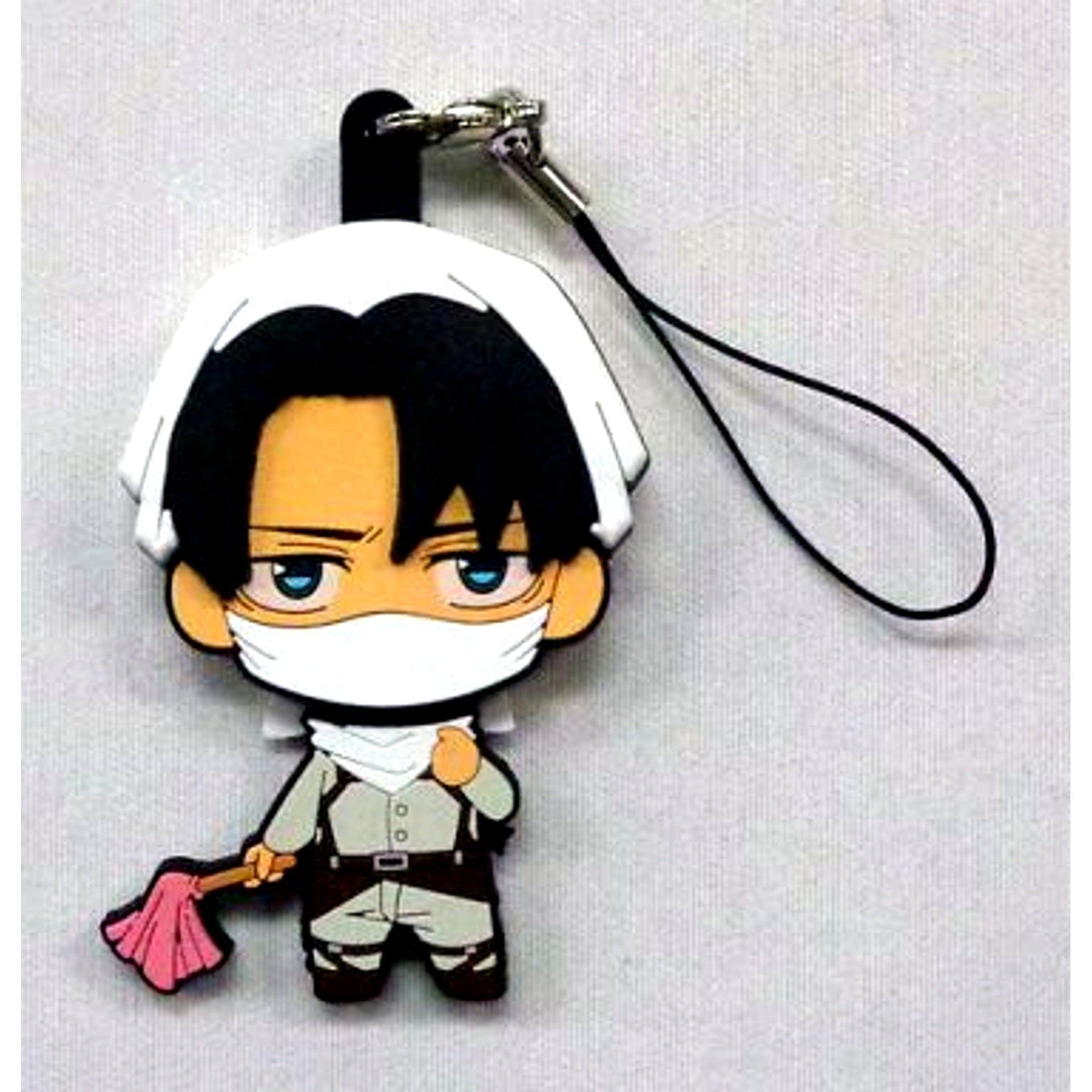Levi Cleaning Ver. Attack on Titan Pictam! Strap C86 Goods [USED]