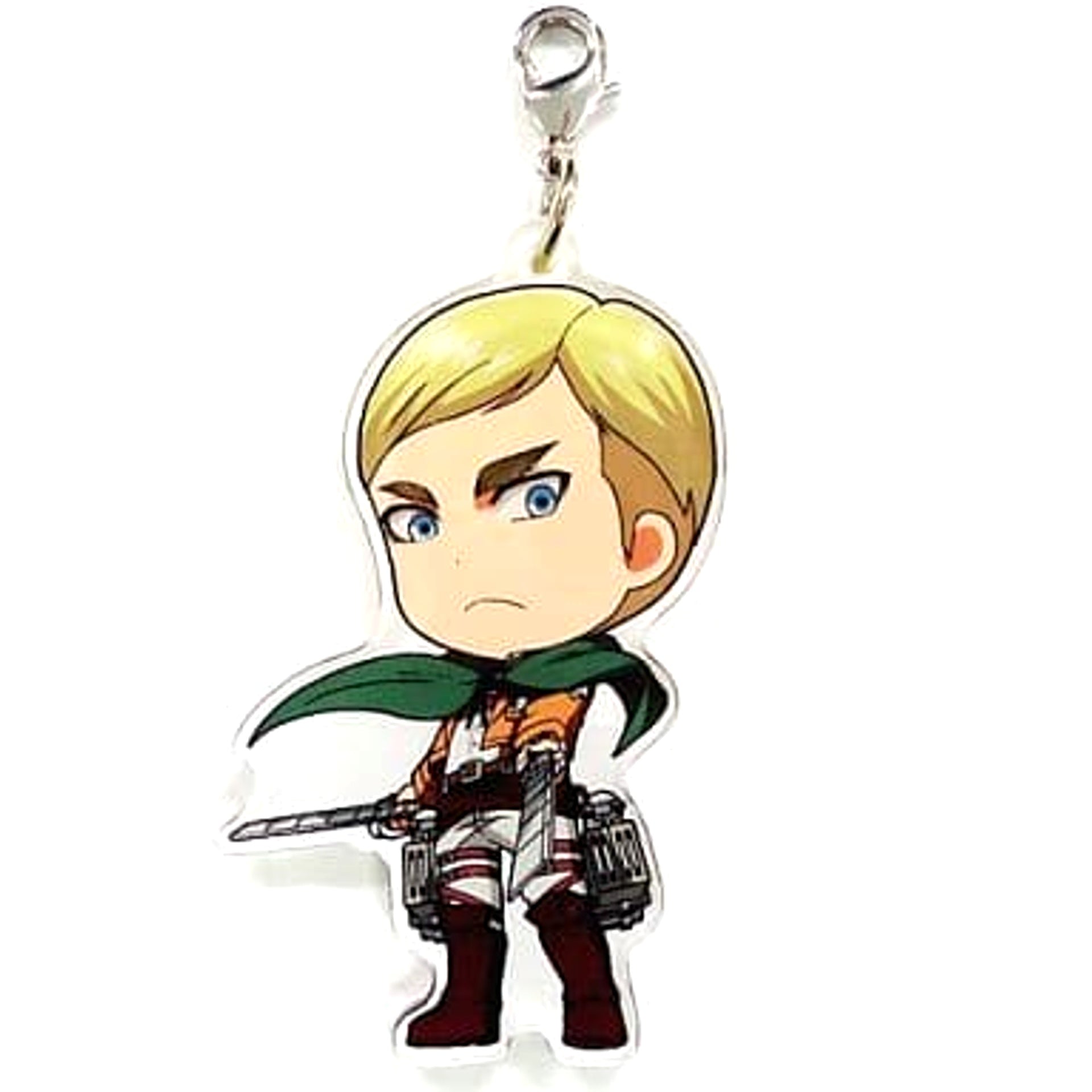Attack on Titan Erwin Smith Ichiban Kuji March to Freedom Acrylic Plate Charms Prize L [USED]