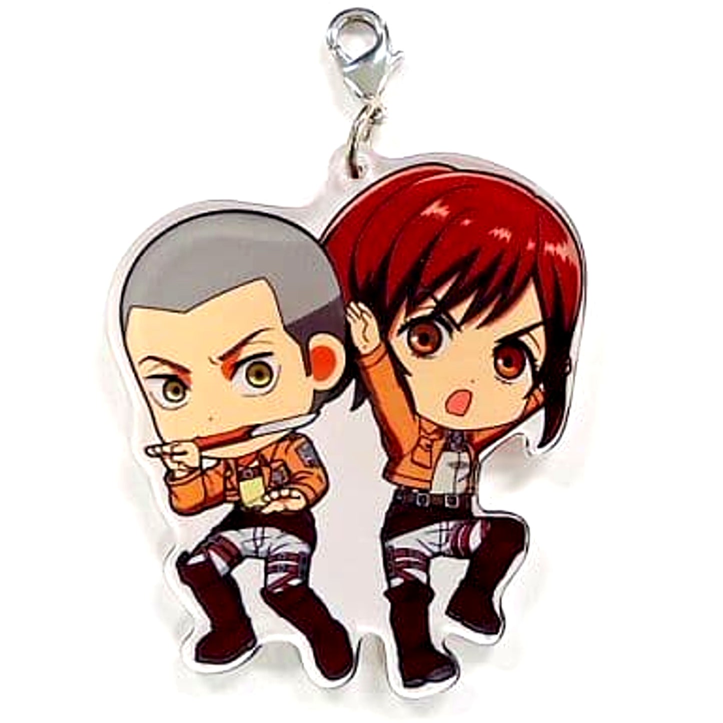 Connie Sasha Attack on Titan Ichiban Kuji March to Freedom Acrylic Plate Charms Prize L [USED]