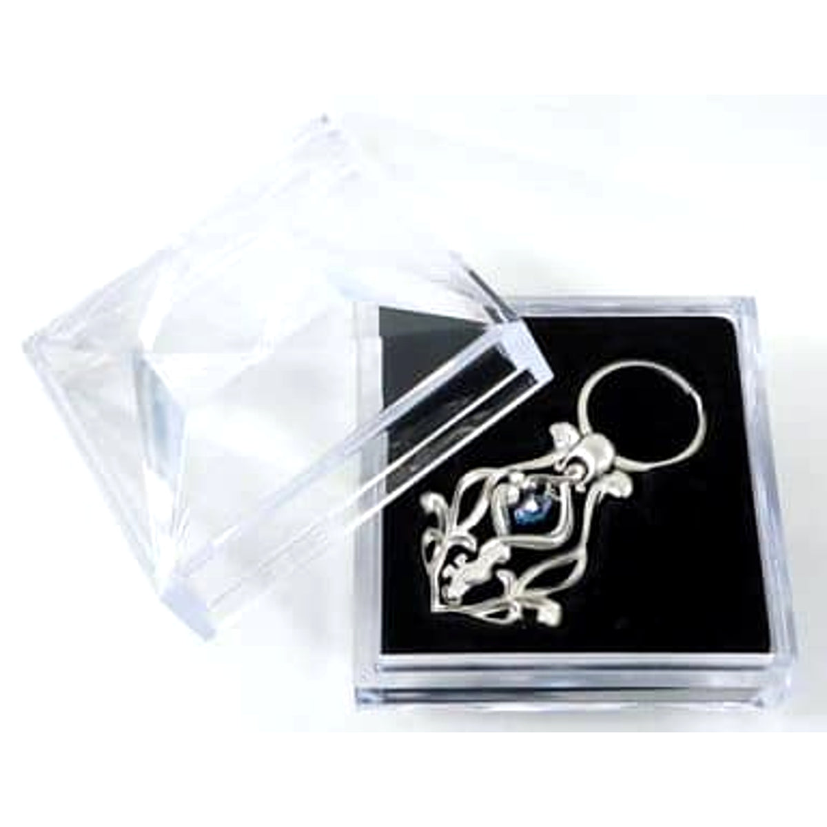 Harukanaru Toki no Naka de 3: Unmei no Labyrinth Aizo-ban Crystal Motif Keychain & Small Box PSP Software Treasure Box Included Items Keychains [USED]